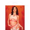 Just Peachy Cut Out Halter Top & Cheeky Panty Nude S/M