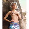 Vibes Plur Skater Skirt Iridescent M/L