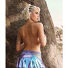 Vibes Plur Skater Skirt Iridescent M/L