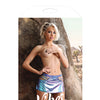Vibes Plur Skater Skirt Iridescent M/L