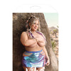 Vibes Plur Skater Skirt Iridescent QN