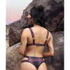 Vibes Fuckin' Perfection Cutout Bralette & Panty Black/Pink L/XL