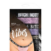 Vibes Bitch 3 Pack Lace Panty Assorted Colors QN