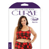 Curve Noelle Crop Cami & Shortie Set - Red/Black