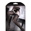 Sheer Fantasy I Don't Mind Garter Stockings Black O/S