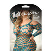 Vixen Forget the Rules Cutout Cold Shoulder Stretch Knit Dress Dark Teal QN