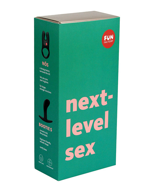 =Fun Factory Paired for Pleasure Next Level Sex 2 Pc Kit - Black