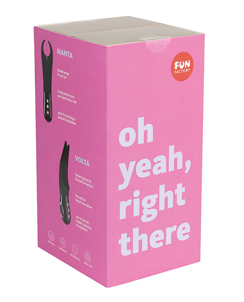 =Fun Factory Paired for Pleasure Oh Yeah Right There 2 Pc Kit - Black