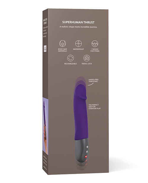 Fun Factory Stronic Real Realistic Vibrator - Dark Violet