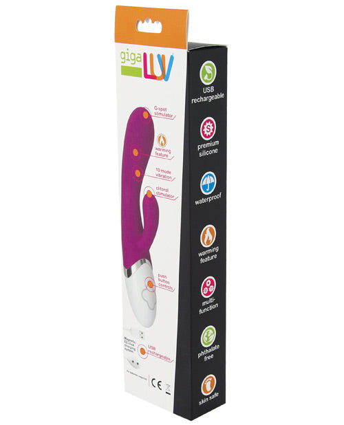 GigaLuv Warm Me Wabbit - 10 Functions Purple