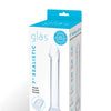 Glas 7" Realistic Head Glass Dildo - Clear