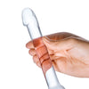 Glas 7" Realistic Head Glass Dildo - Clear