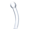 Glas 7" Curved Glass G Spot Stimulator - Clear