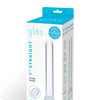 Glas 7" Straight Glass Dildo - Clear