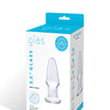 Glas 3.5" Butt Plug - Clear