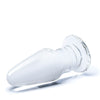 Glas 3.5" Butt Plug - Clear
