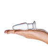 Glas 3.5" Butt Plug - Clear