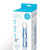 Glas 6.5" Tip Textured Glass Dildo