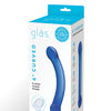 Glas 6" Curved G-Spot Glass Dildo