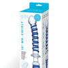 Glas 10"  Mr. Swirly Double Ended Glass Dildo & Butt P