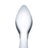 Glas 4" Classic Butt Plug - Clear