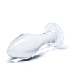 Glas 4" Classic Butt Plug - Clear