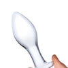 Glas 4" Classic Butt Plug - Clear