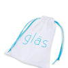 Glas 5" Rosebud Glass Butt Plug - Pink