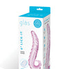 Glas 6" Lick-it Glass Dildo - Pink