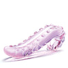 Glas 6" Lick-it Glass Dildo - Pink