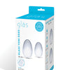 Glas 2 pc Glass Yoni Eggs Set - Clear