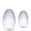 Glas 2 pc Glass Yoni Eggs Set - Clear