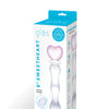 Glas 8" Sweetheart Glass Dildo - Pink/Clear