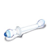 Glas 9.5" Double Play Dual Ended Dildo - Clear
