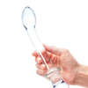 Glas 9.5" Double Play Dual Ended Dildo - Clear