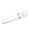 Glas 9.25" Classic Smooth Dual Ended Dildo - Clear