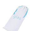 Glas 9.25" Classic Smooth Dual Ended Dildo - Clear