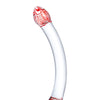 Glas Red Head Double Glass Dildo