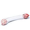 Glas Red Head Double Glass Dildo