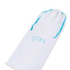 Glas 11" Realistic Double Ended Glass Dildo w/Handle - Blue