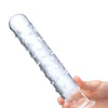 Glas 10" Extra Large Glass Dildo - Clear