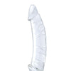 Glas 10.5" Realistic Girthy Glass Double Dong - Clear