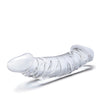Glas 10.5" Realistic Girthy Glass Double Dong - Clear