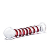 Glas 10" Mr. Swirly Dildo - Red