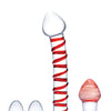Glas 4 pc Mr. Swirly Set w/Glass Kegal Balls & 3.25" Butt Plug - Red