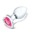 Glas 3 pc Heart Jewel Glass Anal Training Kit
