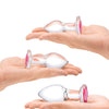 Glas 3 pc Heart Jewel Glass Anal Training Kit