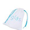 Glas 3.5" Rechargeable Vibrating Beaded Butt Plug - Blue