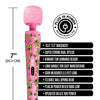 Stoner Vibes Wacky Weed Wand Massager - Pink Kush