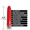 Naughty List Gift 4" Multi Speed Vibe - Red